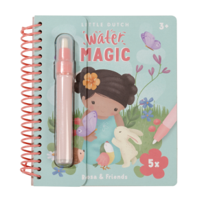 Книжка за Оцветяване с Вода Little Dutch Rosa