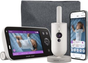 Дигитален видеофон Philips Avent - Premium Connected + свързване и технология Sense IQ