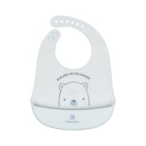 Силиконов лигавник с джоб Kikka Boo Bear with me Blue