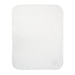 Бебешко одеяло Lorelli - Полар, 75 х 100 cm, White