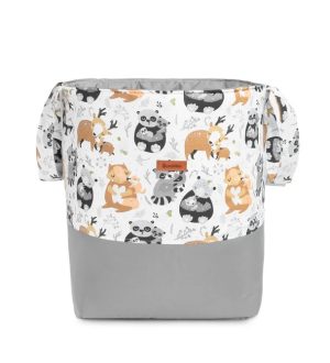 Кош За Играчки Средна Sensillo Raccoons Grey