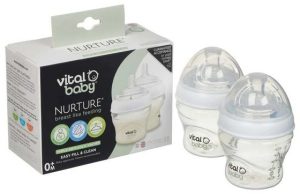 Шишета за хранене Vital Baby - Anti-Colic, 150 ml, 0+ месеца, 2 броя