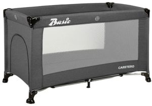 Сгъваема кошара на 1 ниво Caretero - Basic, Graphite