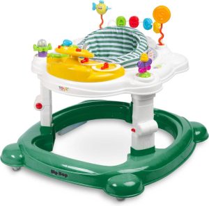 Бебешка проходилка Caretero Toyz - Hip Hop, Dark Green