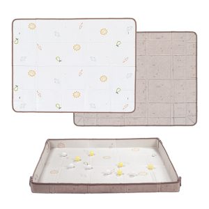 Бебешка двустранна подложка, Taf Toys, Fold ′n Fun, Бял