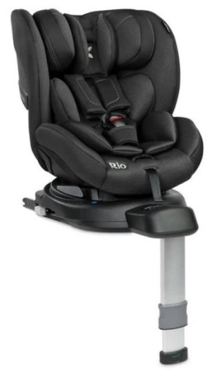 Столче за кола Caretero - Rio, IsoFix, i-Size, 40-105 cm, Black