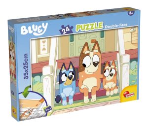 Пъзел, Lisciani, Bluey, Двулицев пъзел 24 части