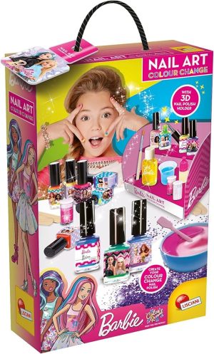 Креативен комплект Lisciani, Barbie, Направи си сам лакове за нокти