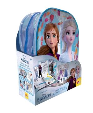 Творчески комплект, Lisciani, Frozen, 2 в 1 раница с комплект за рисуване