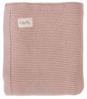 Памучно одеяло Cotton Hug - Органик, 80 х 100 cm, Роза
