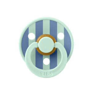 Залъгалка Bibs Studio Colour Block, Nordic Mint Petrol, 0-6 м