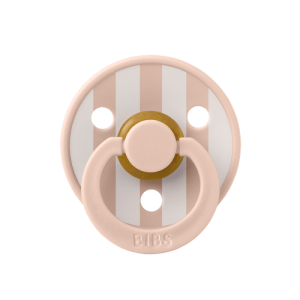 Залъгалка Bibs Studio Colour Block, Blush Ivory, 0-6 м