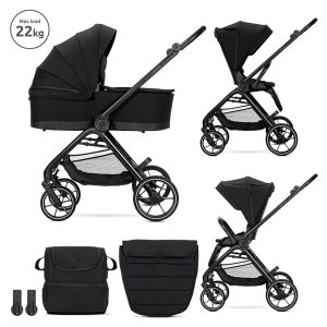 Бебешка количка 2 в 1 Lorelli Venice Black