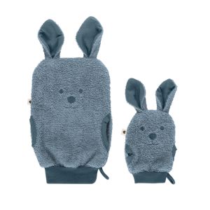 Сет хавлиени ръкавички за баня Bibs Kangaroo, Petrol