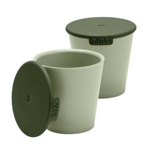 Сет чаши с капак Bibs Sage, 2 броя, 125 ml