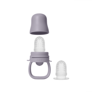 Силиконова мрежичка за хранене Bibs Fossil Grey