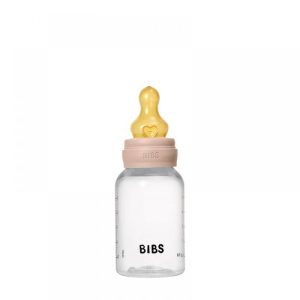Бебешка бутилка РР с аксесоари Bibs - Blush, каучук, 150 ml