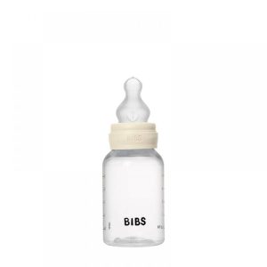 Бебешка бутилка РР с аксесоари Bibs - Ivory, силикон, 150 m