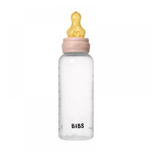 Бебешка бутилка РР с аксесоари Bibs - Blush, каучук, 270 ml