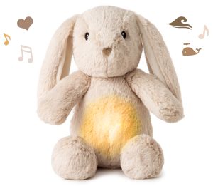 Успокояваща играчка с мелодии и светлина Cloud B - LoveLight, Finley the Bunny