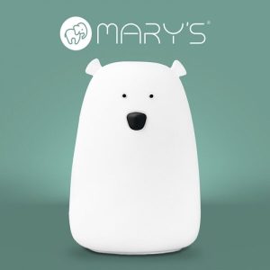 Детска нощна лампа LED RGB MARY’S Мече с дистанционно