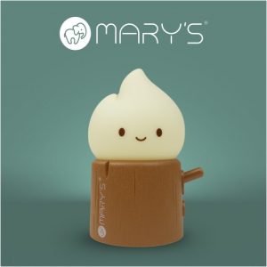 Детска нощна лампа LED MARY’S пламъче – кафява