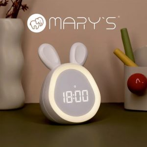 Детска лампа будилник MARY’S Зайче