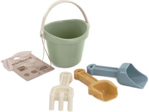 Плажен комплект Miniland - Eco Baby, Mint, 4 части