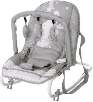 Бебешки шезлонг Lorelli Eliza, Grey Rabbits