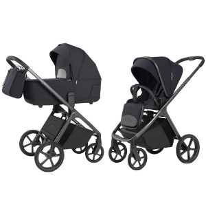 Бебешка количка 2в1 Carrello Vector Shadow Black