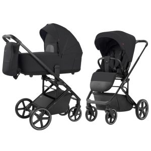 Бебешка количка 2в1 Carrello Alfa Rock Black