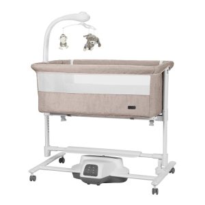 Бебешка мини кошара Carrello Bloom Cream Beige