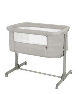 Бебешка мини кошара за сън Carrello Luna Carbon Grey