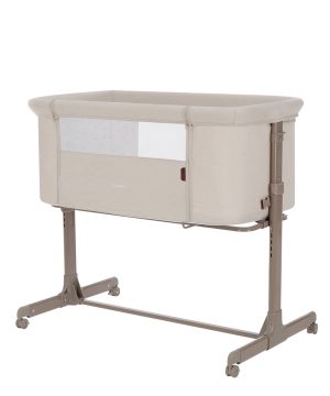 Бебешка мини кошара за сън Carrello Luna Silk Beige