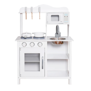 Детска Дървена Кухня GINGER HOME Бяла