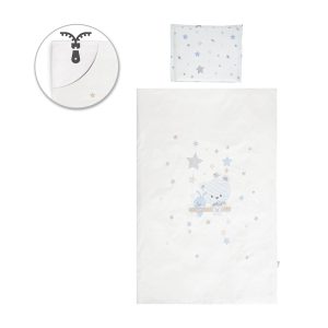 Детски спален комплект Lorelli Cosy BEAR WITH SWING Синьо от 5 части