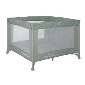 Детска кошара за игра Lorelli - Sunny Playground, Iceberg Green Star