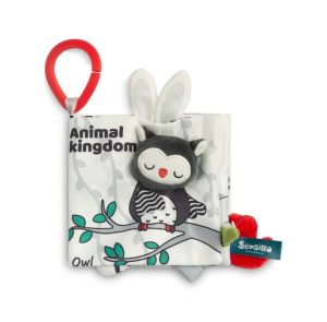 Мека Книжка Черно-Бяла Sensillo Совичка