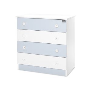Детски скрин Lorelli New, Бяло/Baby Blue
