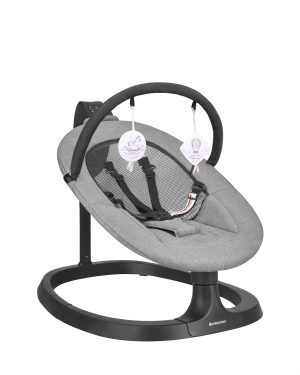 Електрическа люлка KIKKA BOO Zazu Grey