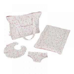 Чанта за пелени за кукли Little Dutch, Soft Flowers