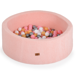 Бебешки басейн за игра с 200 топки Moni Toys, Boucle, розов
