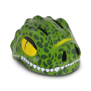 Детска каска за колело Byox, Dino, 48-54 cm, зелена