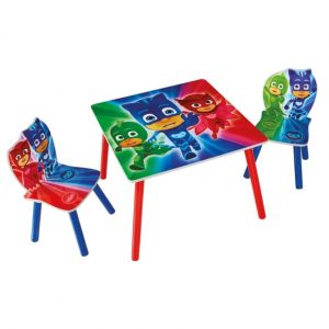 Комплект детска маса и столчета HelloHome PJ Masks