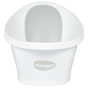 Бебешка вана за къпане с клапа Shnuggle White