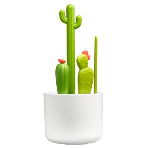BOON Комплект четки за почистване на бутилки сламки, биберони и др. CACTI