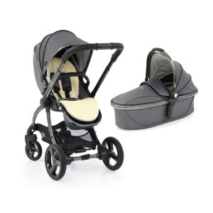 Egg2 бебешка количка 2в1 Jurassic Grey Gunmetal Frame Special Edition