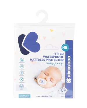 Kikkaboo Протектор трико за матрак с борд 60/120/15 Hearts