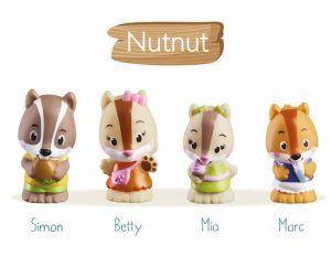 Klorofil семейство "Nutnut" 4 бр.
