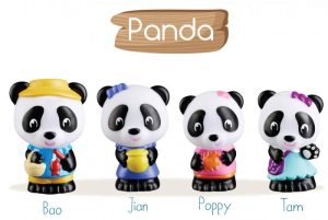 Klorofil семейство "Panda" 4 бр.